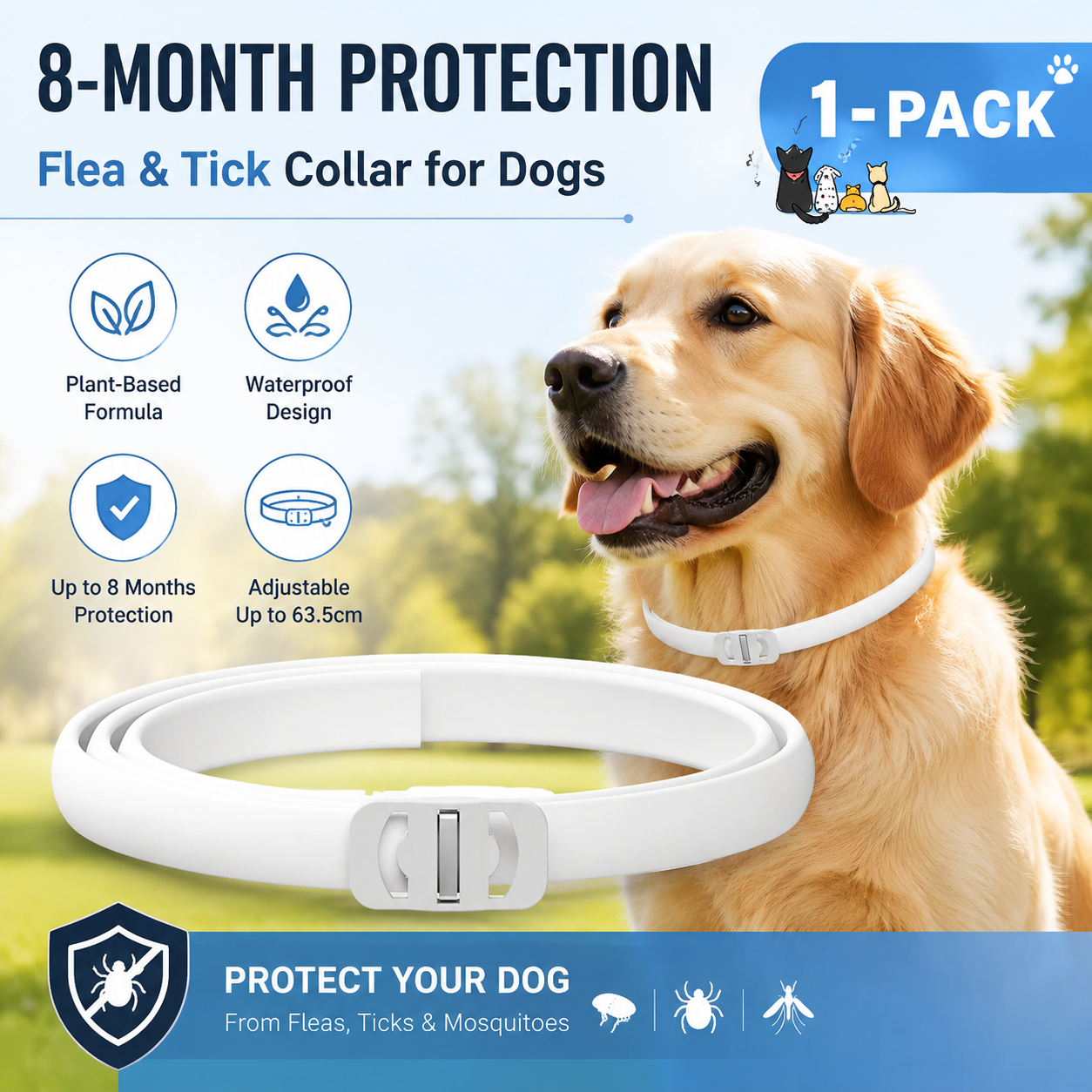 Best Flea and Tick Collar for Dogs (8-Month Protection Guide)