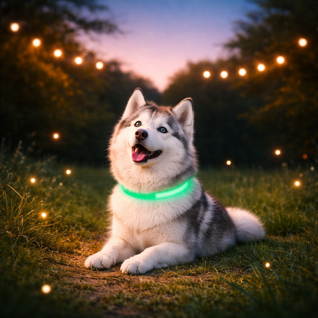 Night Safety Meets Protection: Why Your Dog Needs a Luminous Flea & Tick Collar