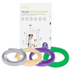DEWEL Flea & Tick Collar for Dogs & Cats – Adjustable Anti-Parasitic Pet Collar (3–4 Colors, L-63.5cm)