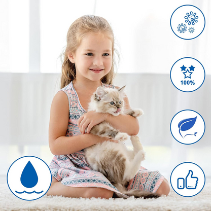 DEWEL-Collar antipulgas y garrapatas diario gris-ajustable 34.5 cm para gatos y perros pequeños, paseos por la ciudad – Protección de 8 meses