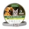 DEWEL 34.5cm Zecken Halsband für Katze, Floh Zecken Kragen Floh-und Zecken Prävention Halsbänder, Verstellbar Wasserdicht Katze Flohhalsband