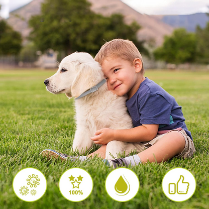 DEWEL-Flea and Tick Collar for Large, Medium & Small Dogs – 63.5cm Adjustable, 8-Month Protection