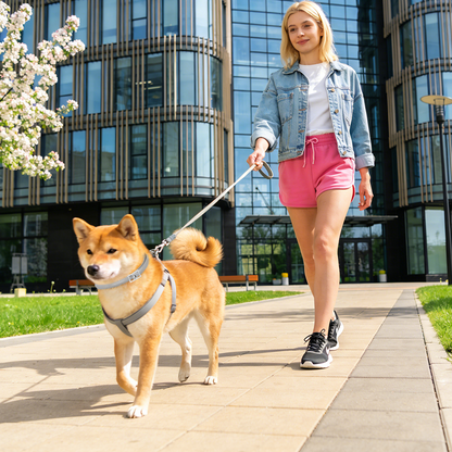 DEWEL-Collar antipulgas y garrapatas diario gris-ajustable 34.5 cm para gatos y perros pequeños, paseos por la ciudad – Protección de 8 meses